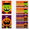 12 1/2 X 17 Bulk Halloween Character Plastic Trick-or-Treat Goody Bags - 50 Pc.