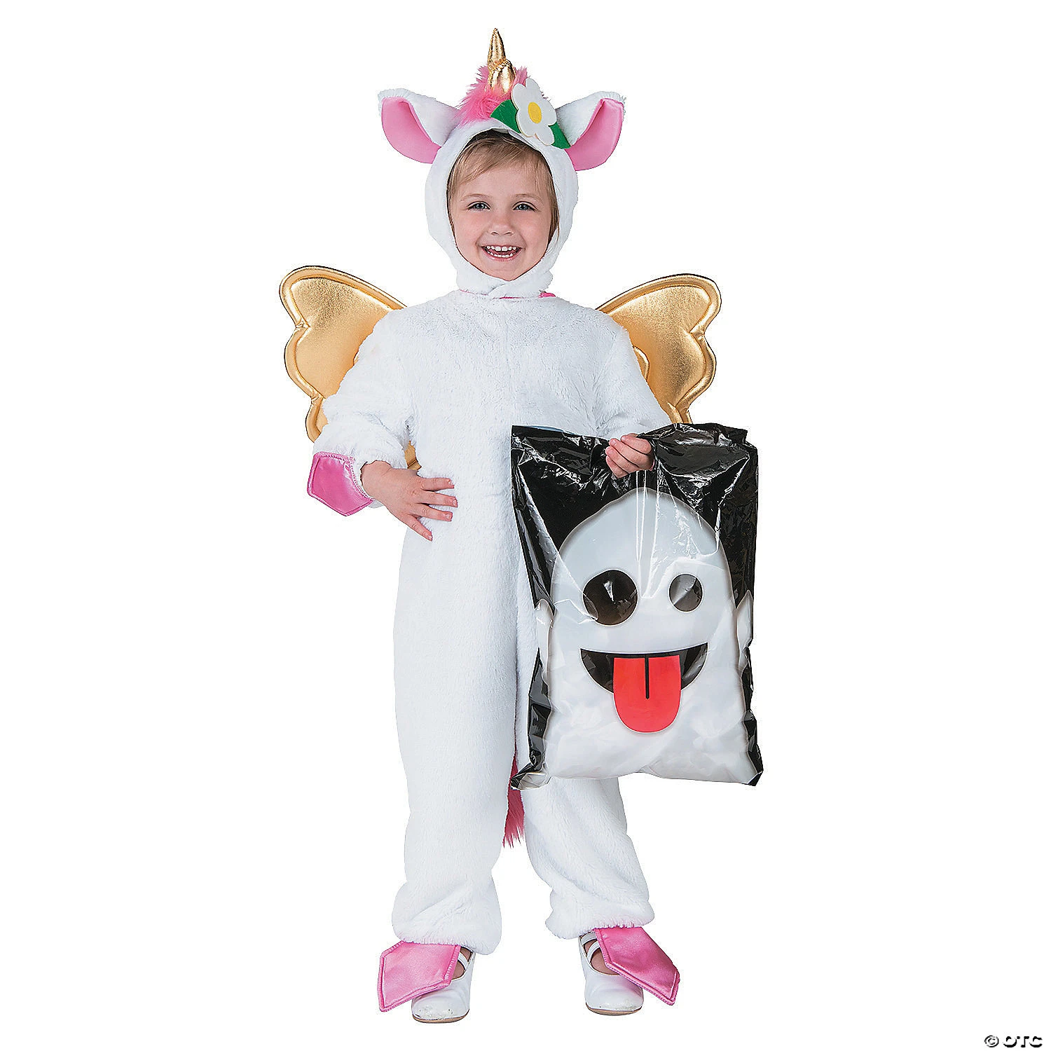 12 1/2 X 17 Bulk Large Halloween Emoji Face Trick-Or-Treat Plastic Goody Bags - 50 Pc. 3 12 1/2 X 17 Bulk Large Halloween Emoji Face Trick-Or-Treat Plastic Goody Bags - 50 Pc. - Image 3