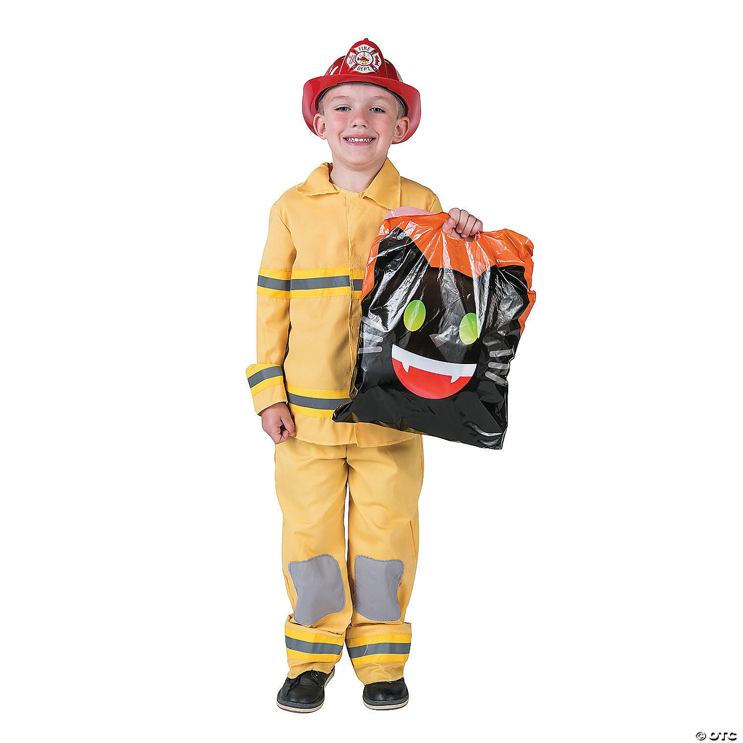 12 1/2 X 17 Bulk Large Halloween Emoji Face Trick-Or-Treat Plastic Goody Bags - 50 Pc. 4 12 1/2 X 17 Bulk Large Halloween Emoji Face Trick-Or-Treat Plastic Goody Bags - 50 Pc. - Image 4