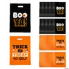 12-1/2 X 17 Halloween Funny Sayings Trick-or-Treat Plastic Goody Bags - 50 Pc.