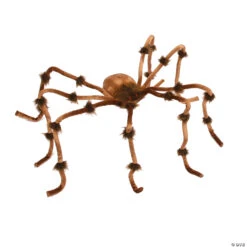20 Brown Spider Decoration