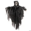 29.5 Hanging Skeleton Black Reaper Decoration