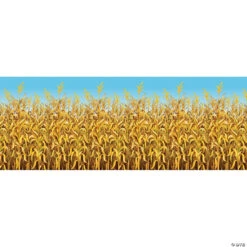 30' Cornstalks Plastic Backdrop