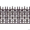 30' Creepy Fence Border Plastic Backdrop