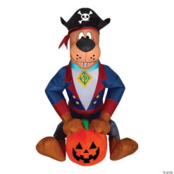35 Blow Up Inflatable Scooby Doo Pirate Outdoor Halloween Yard Decoration
