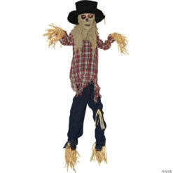 36 Hanging Animated Kicking Scarecrow Decoration