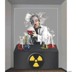4' X 64 Mad Scientist Plastic Backdrop