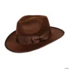 40's Brown Fedora Hat