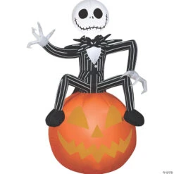 42 Blow Up Inflatable Nightmare Before Christmas Jack Skellington Halloween Decoration