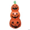 48 Blow Up Inflatable Pumpkin Stack Outdoor Halloween Yard Decoration