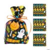 5 X 11 1/2 Halloween Ghost Cellophane Treat Bags - 12 Pc.