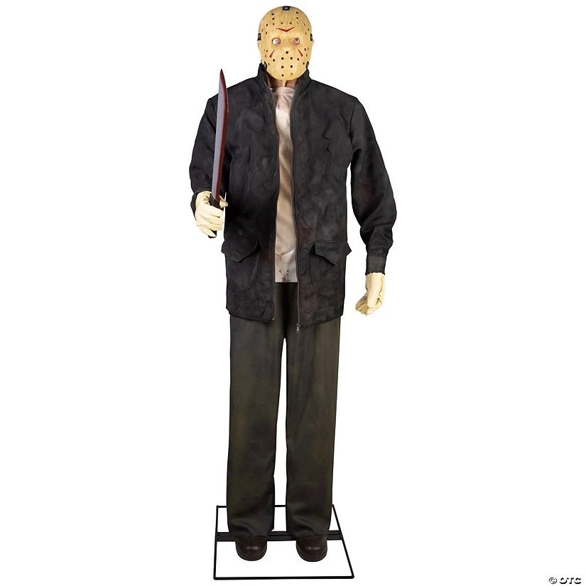 6' Lifesize Animated Friday The 13th Jason Voorhees Decoration 1 6' Lifesize Animated Friday The 13th Jason Voorhees Decoration