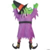 60 Blow Up Inflatable Hanging Witch Outdoor Halloween Yard Decoration