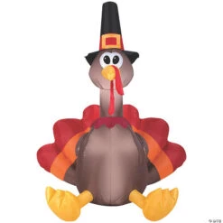 60 Blow Up Inflatable Happy Turkey Day Outdoor Yard Decoration