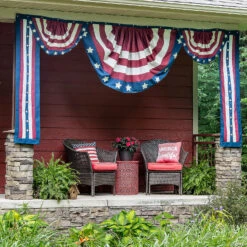 70 X 14 Cloth Vintage Pillar Bunting -Halloween Costumes Sale 70 x 14 cloth vintage pillar bunting91 6802 a03