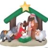 72 Outdoor Blow Up Inflatable Holy Family Nativity Outdoor Yard Decoration