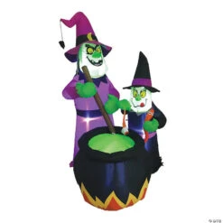 73 Blow Up Inflatable Witches Brew Outdoor Halloween Yard Decoration