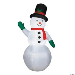 84 Blow Up Inflatable Snowman Outdoor Yard Decoration