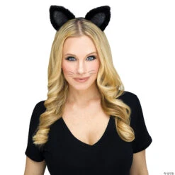 Adult Black Cat Headband