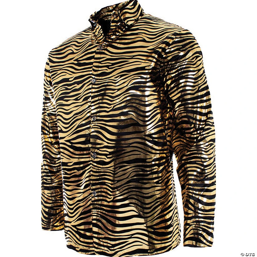 Adult Gold Tiger Shirt 1 Adult Gold Tiger Shirt