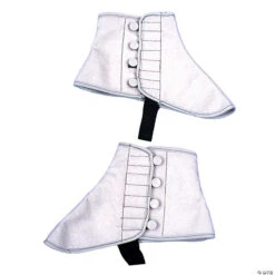 Adult Gray Felt Spats