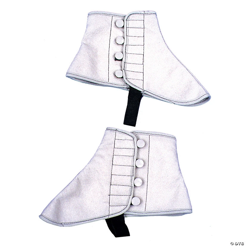 Adult Gray Felt Spats 1 Adult Gray Felt Spats