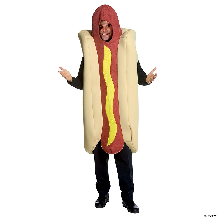 Adult Hot Dog Costume 1 Adult Hot Dog Costume