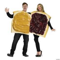 Adult Peanut Butter And Jelly Couples Costume