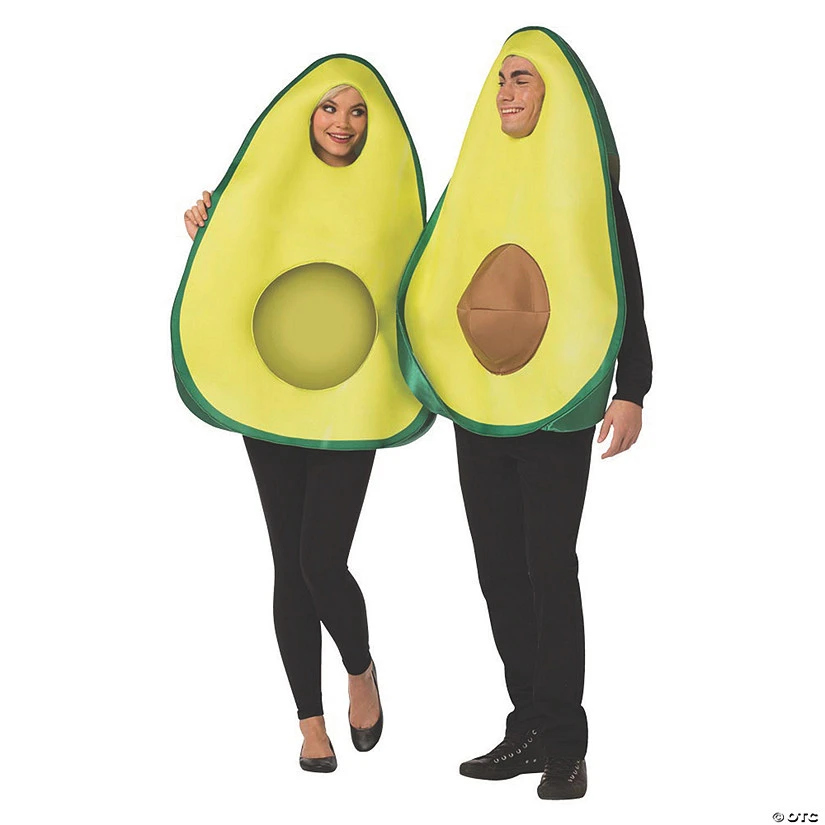 Adult’s Avocado Couples Costume 1 Adult’s Avocado Couples Costume