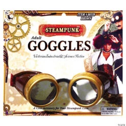 Adult Steampunk Goggles - 1 Pc.