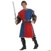 Adult's Blue & Red Medieval Tabard Costume