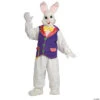 Adult's Deluxe Bunny Mascot Costume With Vest