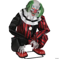 Animated Crouching Red Clown Prop 7 Animated Crouching Red Clown Prop -Halloween Costumes Sale animated crouching red clown propmr124650 a03