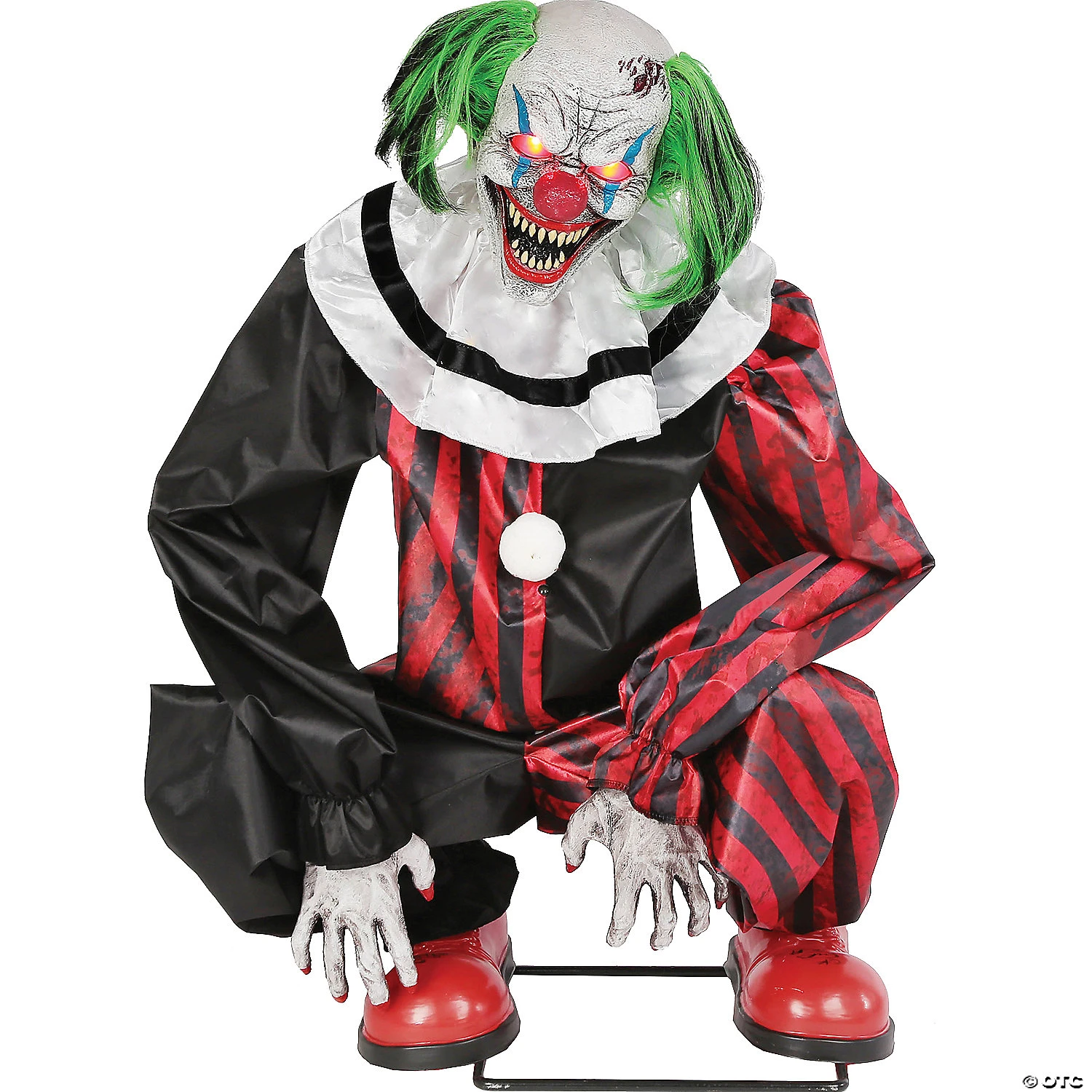 Animated Crouching Red Clown Prop 1 Animated Crouching Red Clown Prop