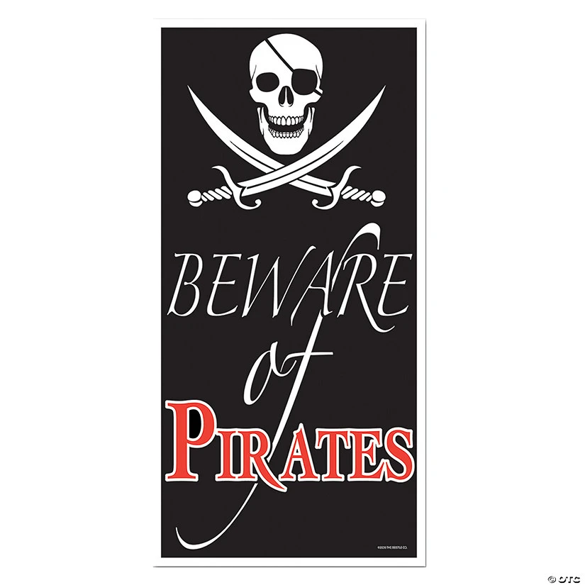 Beware Of Pirates Door Cover 1 Beware Of Pirates Door Cover