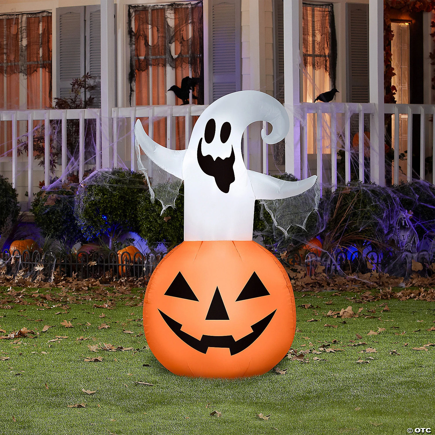 Blow Up Inflatable Ghost Jack-O’-Lantern Inflatable Outdoor Yard Decoration 2 Blow Up Inflatable Ghost Jack-O’-Lantern Inflatable Outdoor Yard Decoration - Image 2