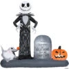 Blow Up Inflatable Jack Skellington Inflatable Outdoor Yard Decoration