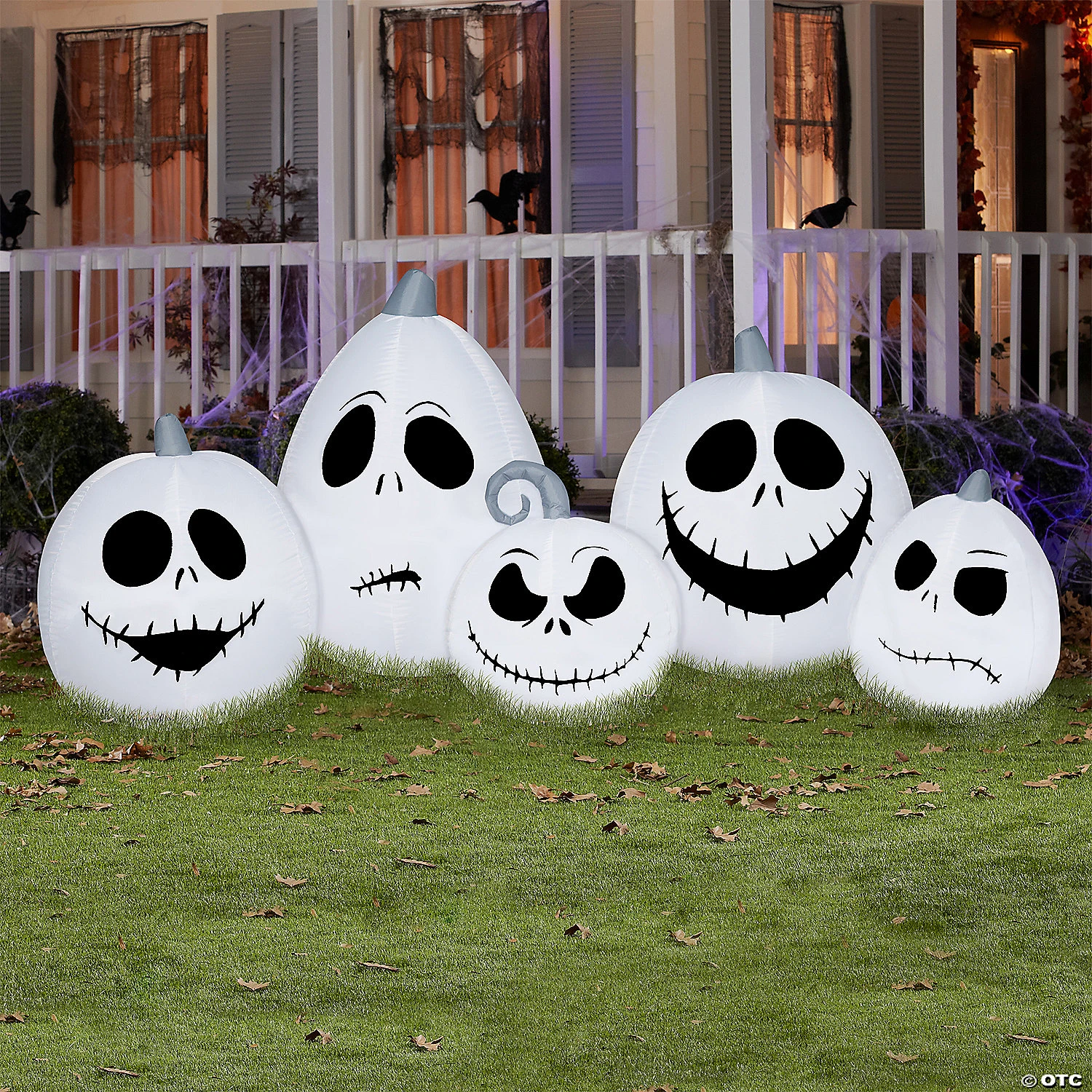 Blow Up Inflatable Jack Skellington Pumpkin Inflatable Outdoor Yard Decoration 3 Blow Up Inflatable Jack Skellington Pumpkin Inflatable Outdoor Yard Decoration - Image 3