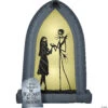 Blow Up Inflatable Nightmare Before Christmas Jack & Sally Arch Outdoor Yard Decoration