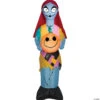 Blow Up Inflatable Peanuts Sally With Pumpkin Outdoor Yard Decoration