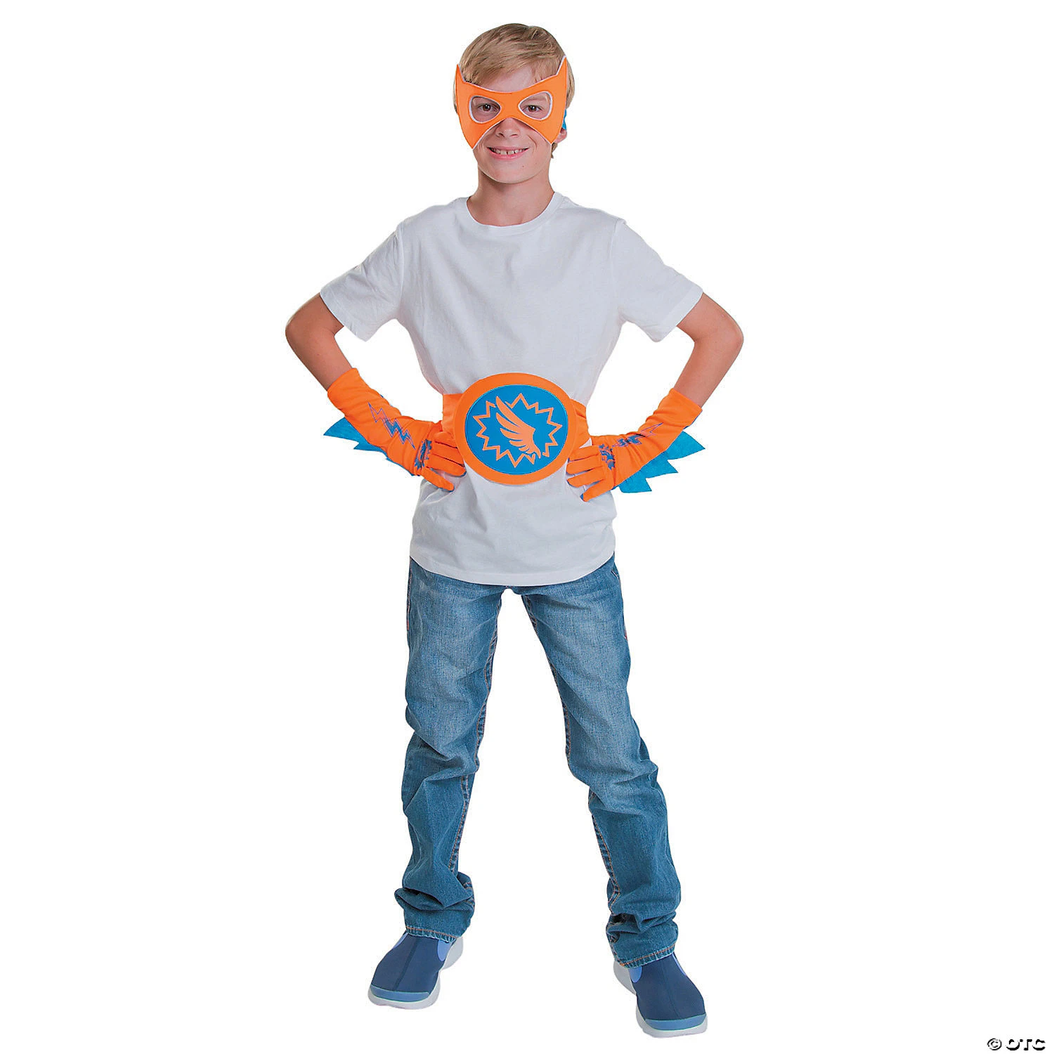 Blue & Orange Superhero Accessories - 4 Pc. 1 Blue & Orange Superhero Accessories - 4 Pc.
