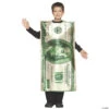 Boy's $100 Dollar Bill Costume - Medium