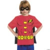 Boy's Robin Shirt With Cape Costume