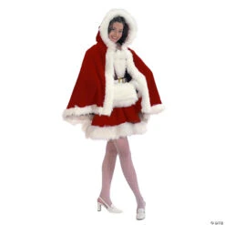 Christmas Velvet Cape & Muff Set