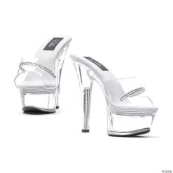 Clear Jesse High Heel Platform Shoes