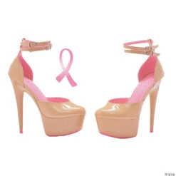 Curissa Breast Cancer Awareness High Heel Shoes