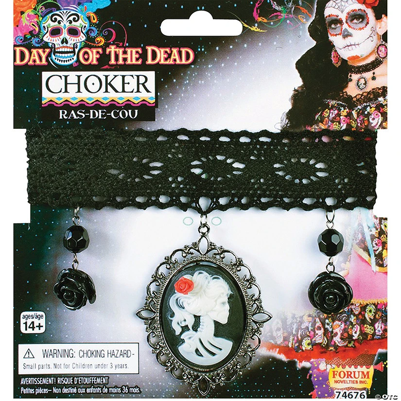 Day Of The Dead Choker 1 Day Of The Dead Choker