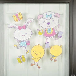 Easter Window Clings - 3 Pc.