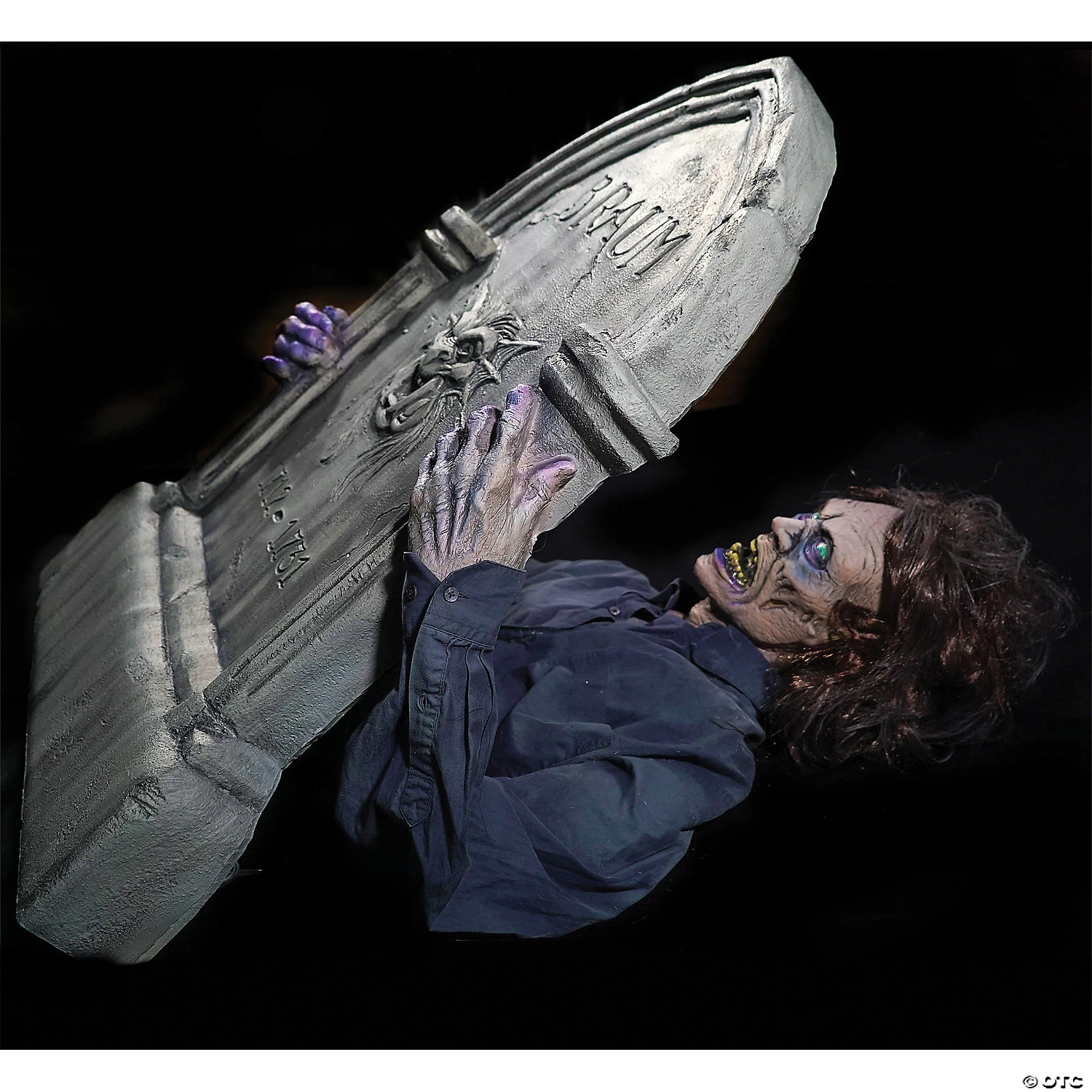 Frightronics 24 X 36 Dead Weight Tomb Animated Prop 1 Frightronics 24 X 36 Dead Weight Tomb Animated Prop