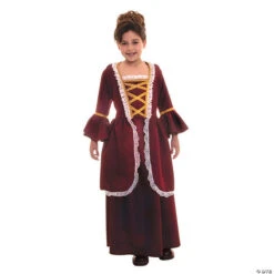 Girl’s Colonial Dress Costume
